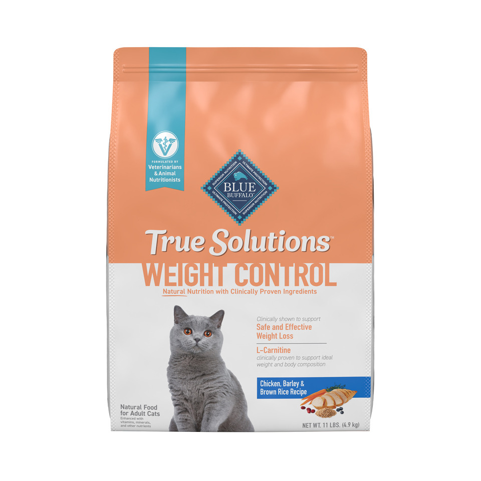 thumbnail video image 2 of Blue Buffalo True Solutions Weight Control Natural Dry Cat Food, Chicken, 11-lb. Bag, 2 of 13