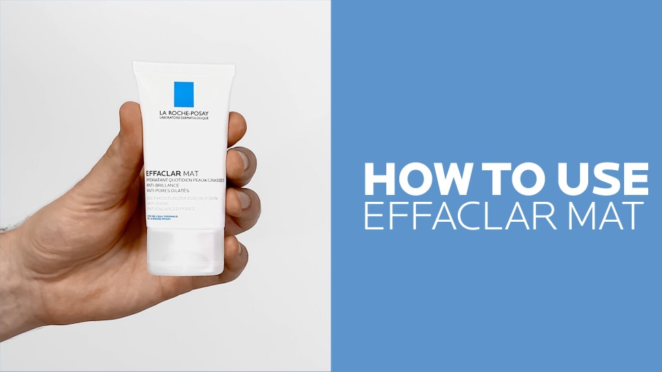 thumbnail video image 2 of La Roche-Posay Effaclar Mat Daily Moisturizer For Oily Skin, 1.35 fl oz, 2 of 7