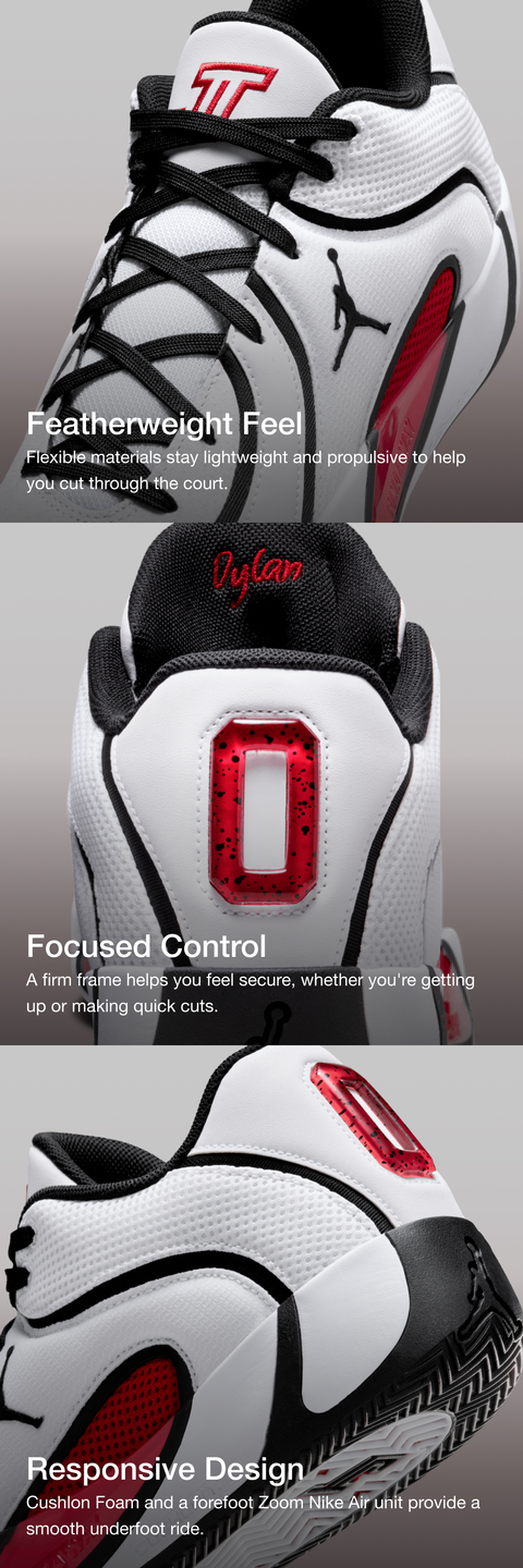 Jordan Tatum 4 'Bred' Basketball Shoes | Dick's Sporting Goods