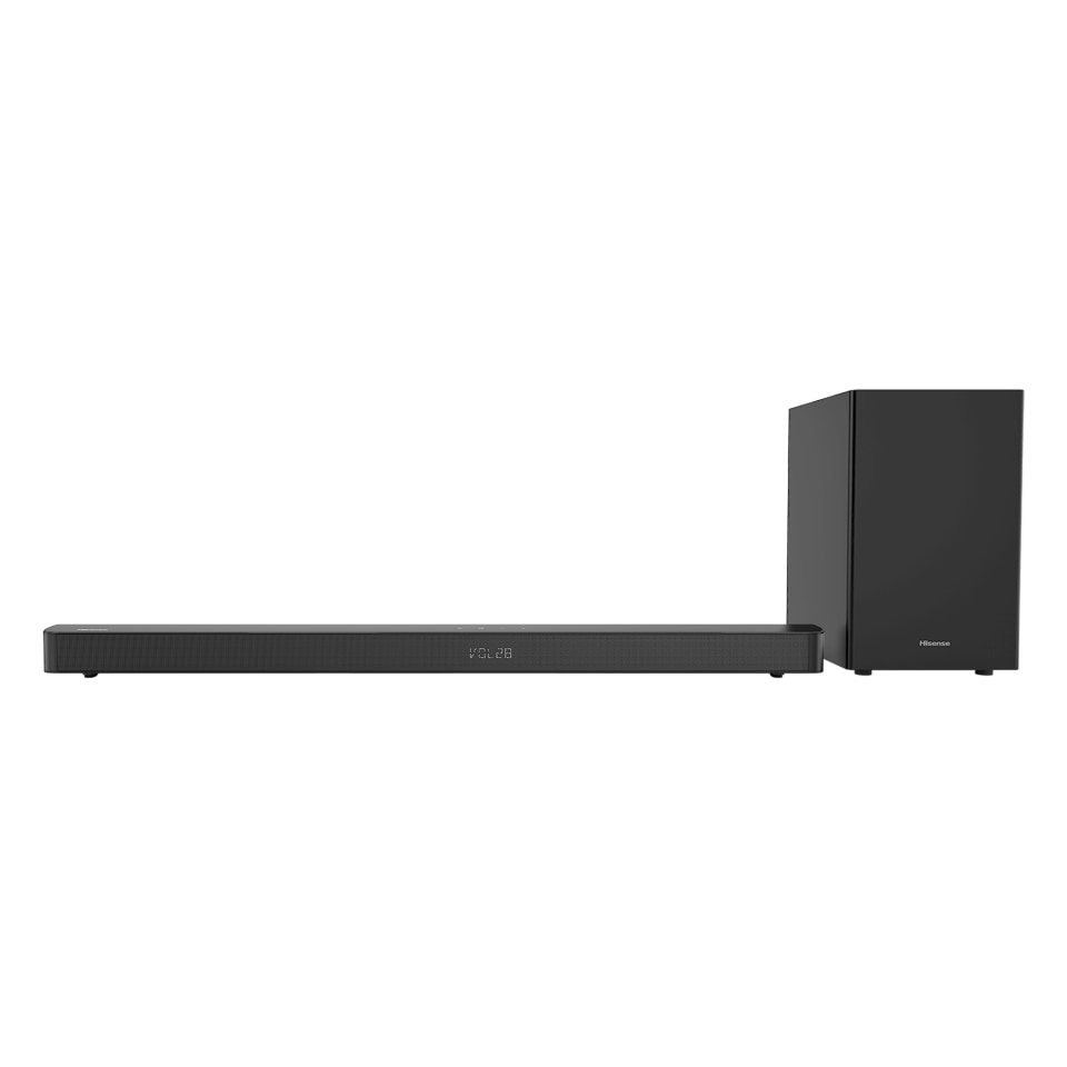 Hisense HS218 2.1ch Sound Bar with Wireless Subwoofer, 200W, Powered by  Dolby Audio, Roku TV ready, Bluetooth, HDMI ARC/Optical/AUX/USB, 3 EQ Modes  : Electronics 