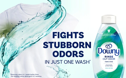 Fights stubborn odors in just one wash