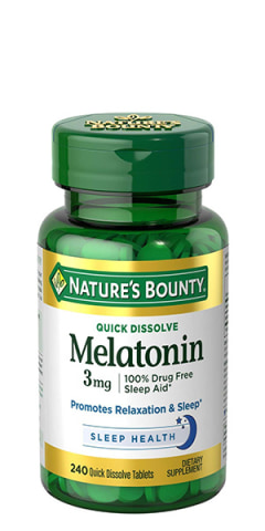 Nature's Bounty Melatonin 3mg