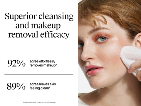 superior cleansing and makeup removal, micellar wipes micellar water makeup remover wipes