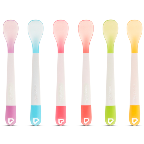 Munchkin Baby Spoons - Lot 7 Colorful - Babies Love These