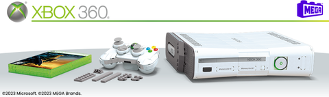 MEGA Showcase Microsoft Xbox 360 Collector Building Set - 1342pcs 