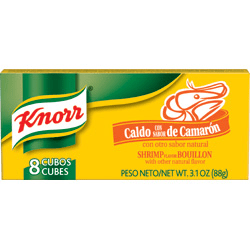 Knorr Bouillon Cubes Shrimp Box 8 Count - 3.1 Oz - albertsons