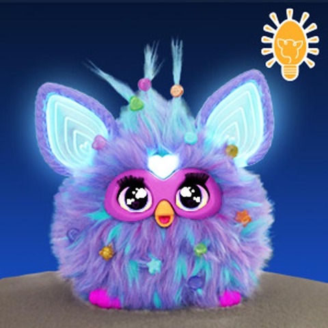  Furby Tie Dye, 15 Fashion Accessories, Interactive Plush Toys  for 6 Year Old Girls & Boys & Up, Voice Activated Animatronic : Toys & Games