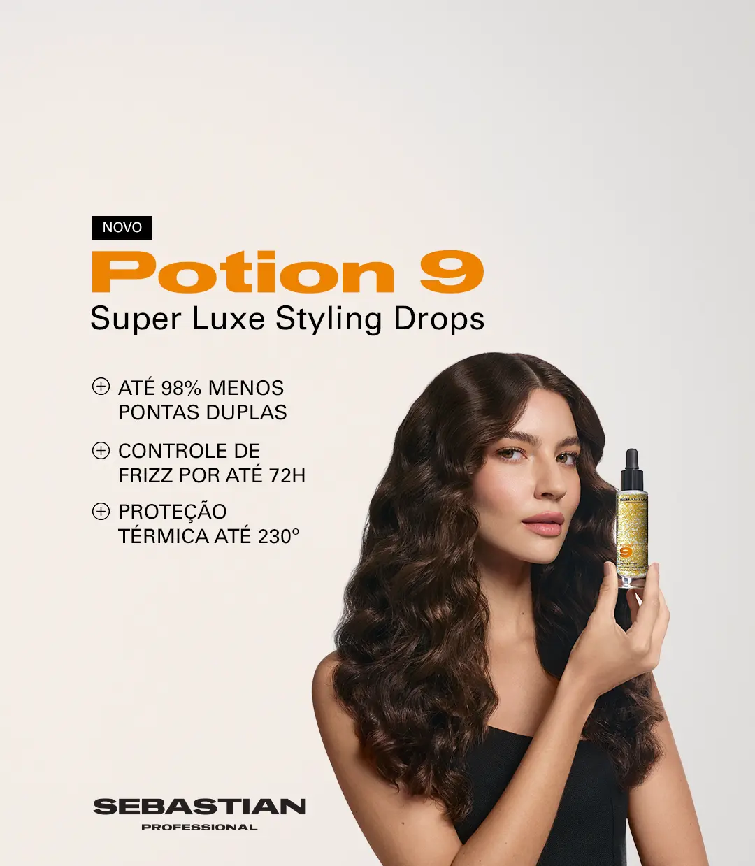 Sérum Capilar Sebastian Professional Potion 9 Drops | Beleza na Web