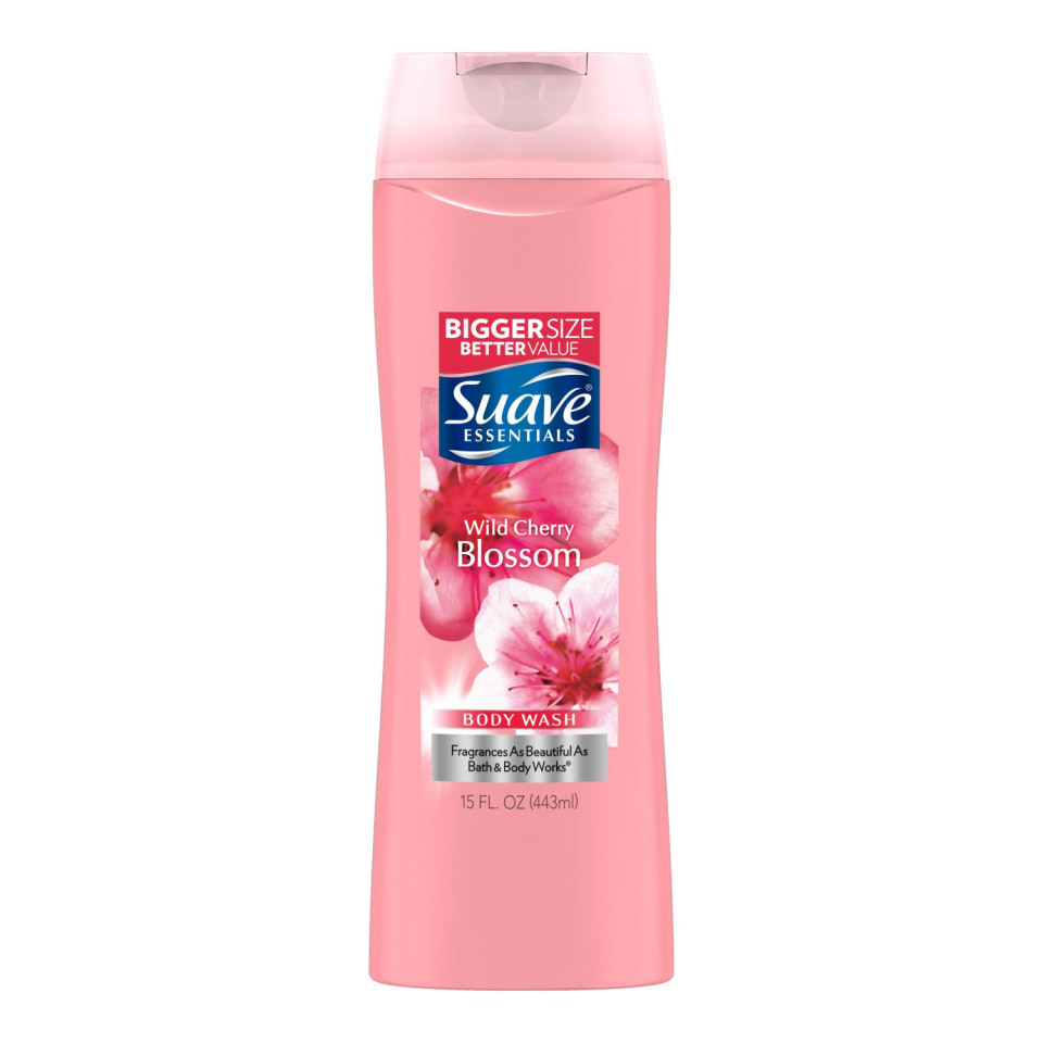 Suave Essentials Creamy Tropical Coconut Body Wash, 15 oz