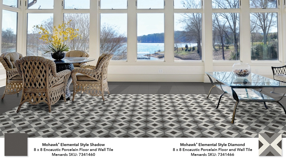 Mohawk® Trinity Gray 10 x 14 Wall Tile Mohawk® Trinity Gray 10 x 14 Wall Tile