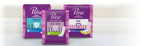 Poise Daily Liners Incontinence Liners - Very Light Absorbency - Regular -  48s