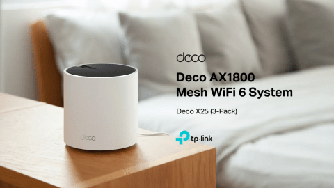TP-LINK Deco X25 - AX1800 WiFi 6 Dual-Band TP-Link Mesh Whole Home