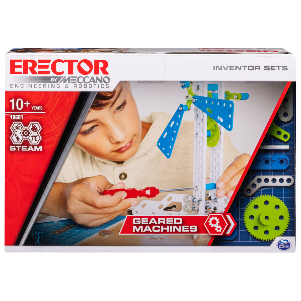 Erector by Meccano, Motorized Movers S.T.E.A.M. Building Kit with Animatronics, for Ages 10 and