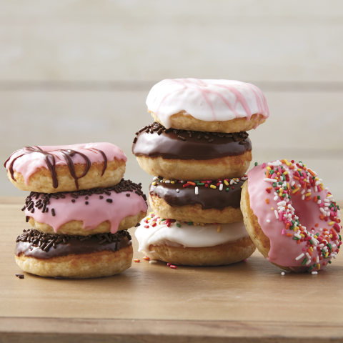 WERTIOO Donut Pans 2 Pack, Non-Stick 6-Cavity Mini Donut Baking