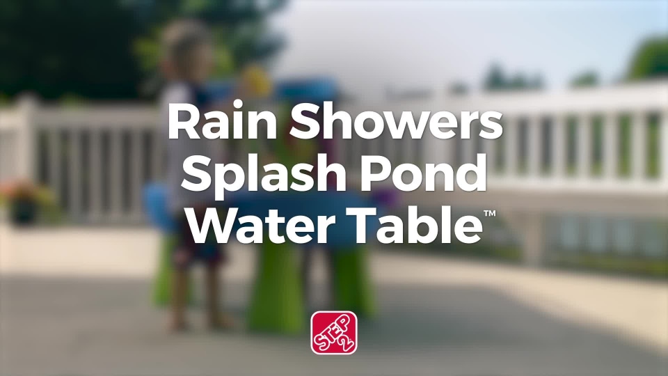 Step2 Rain Showers Splash Pond Water Table for Toddlers