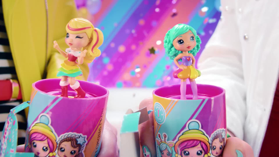 2x Party Pop Teenies Surprise Popper Doll Confetti Teenie Series 1 Popteenies for sale online 
