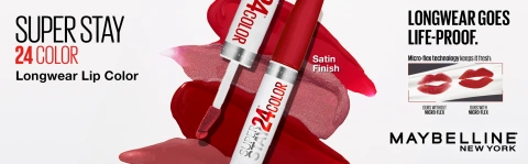 Superstay 24 color longwear lip color