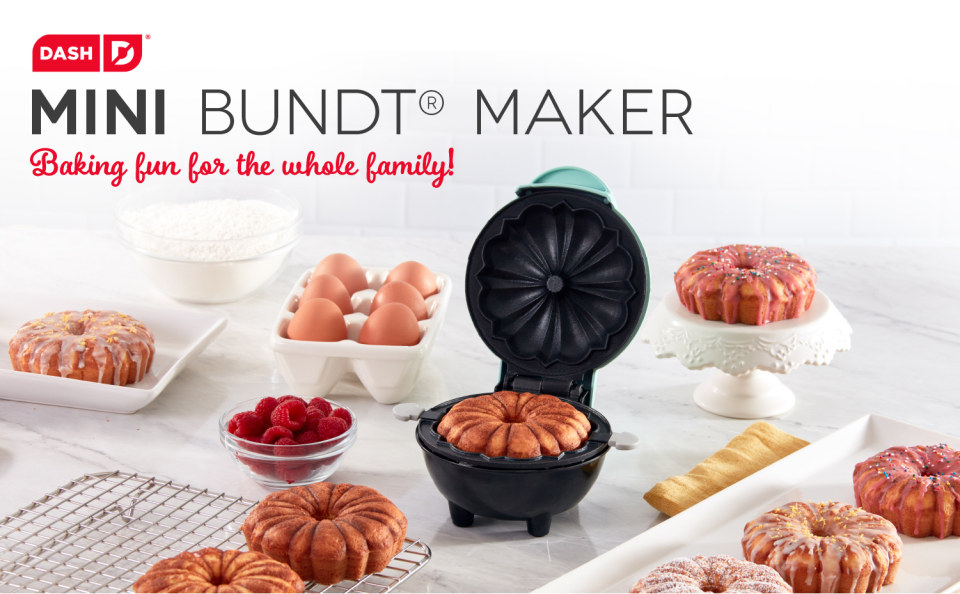 Dash Mini Heart Bundt Cake Maker 1 ct