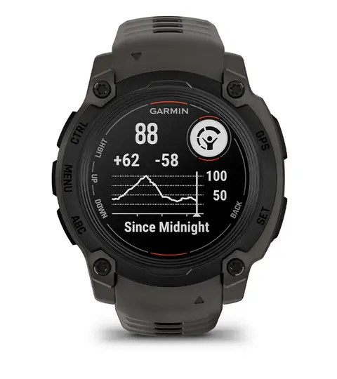 GARMIN INSTINCT ブラック GPS腕時計 Garmin Instinct Solar GPS Watch - Fin & Fire Fly Shop