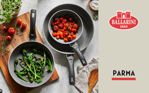 BALLARINI Parma Plus by HENCKELS 10-pc Aluminum Nonstick Cookware Set, Made  in Italy 