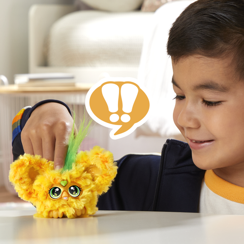 Furby Furblets Hoo-Lah Pineapple Mini Electronic Plush Toy for