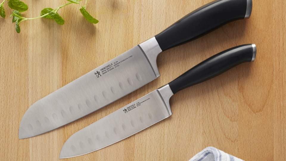 8x J.A. Henckels Fine Edge Comfort Stainless Steel Kitchen Knife set Knives