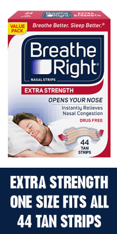  Breathe Right Nasal Strips Extra Strength Tan Nasal Strips Help  Stop Snoring Drug-Free Snoring Solution & Instant Nasal Congestion Relief  Caused by Colds & Allergies 26ct (packaging may vary) : Health