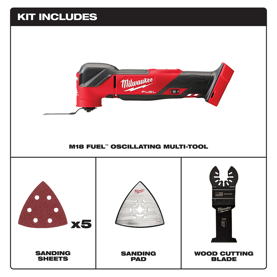 Milwaukee M18 FUEL Oscillating Multi-Tool (Bare Tool) 2836-20 