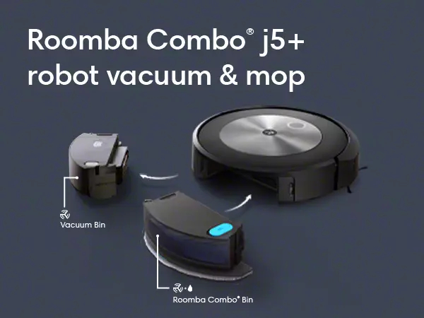 iRobot Roomba Combo j5+ Self Emptying Vacuum and Mop Graphite