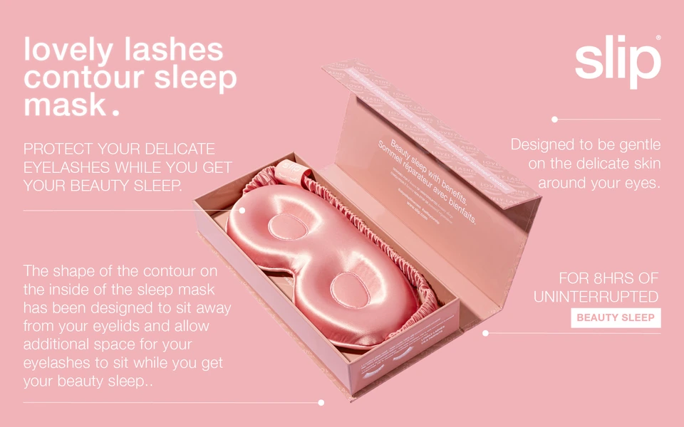 Protect your delicate eyelashes while you get your beauty sleep.