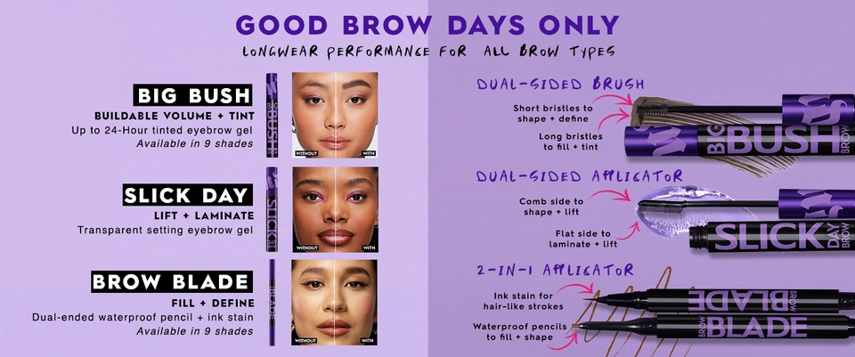 GOOD BROW DAYS PRODUCT DESCRIPTIONS