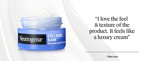 i love the feel and texture of the product, it feels like a luxury cream, anti aging eye cream