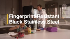 Samsung 30 Fingerprint Resistant Black Stainless Steel Slide In