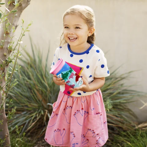 Munchkin® Miracle® 360° WildLove Spoutless Sippy Cup, 9 oz, Tiger