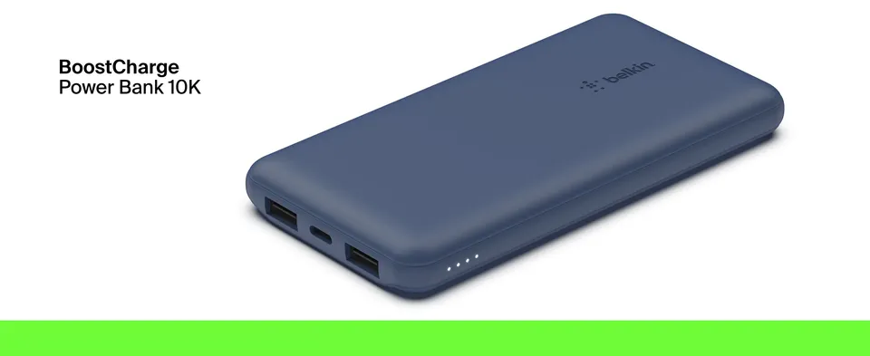 Belkin BPB011BTBL BoostCharge USB-C Portable Power Bank 10000mAh
