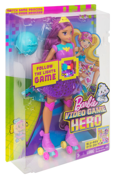Barbie DTW00 Video Hero Match Game Princess Doll. Is for sale