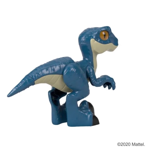  LEGO Jurassic World Fallen Kingdom Dinosaur Raptor - Blue  Minifigure : Toys & Games