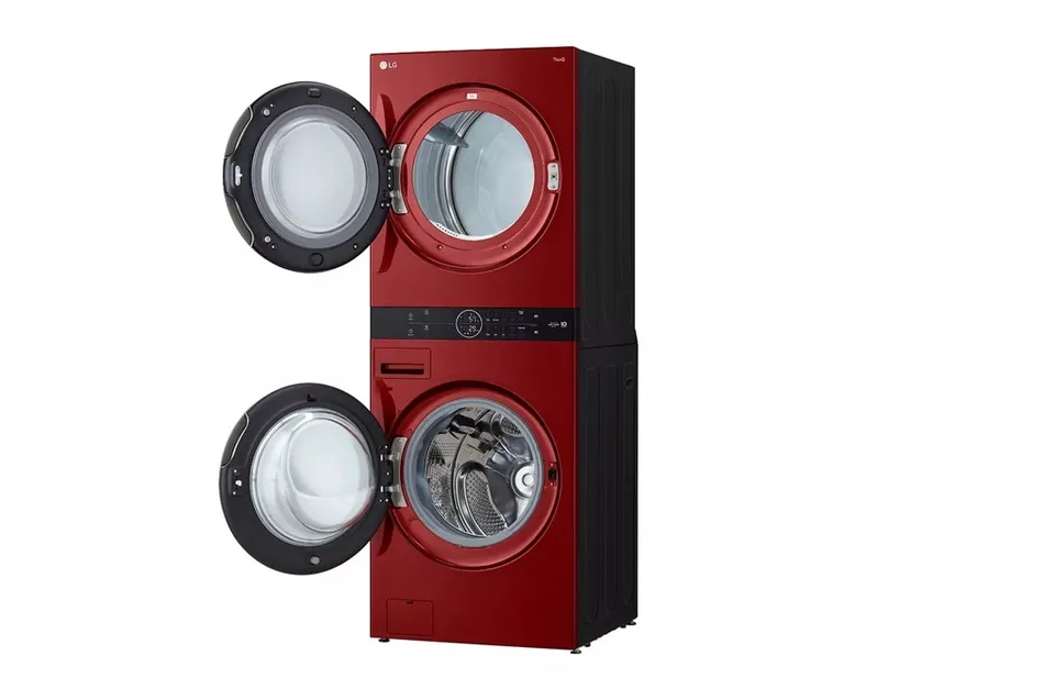 新品未使用 ①PCH-20L 　/　　②KSG-1200/R LG - WKEX200HRA - Single Unit Front Load LG WashTower with