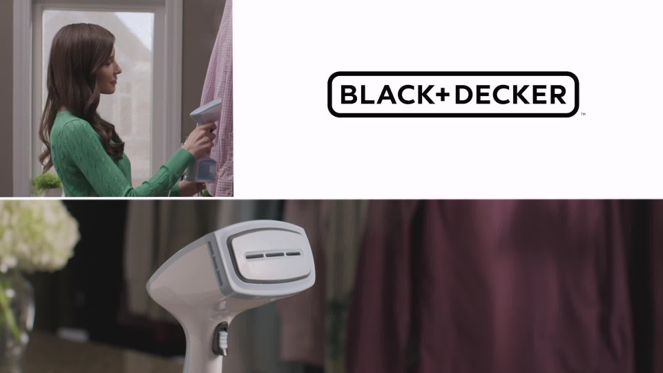 BLACK+DECKER Advanced Handheld Steamer, Blue/White, HGS205