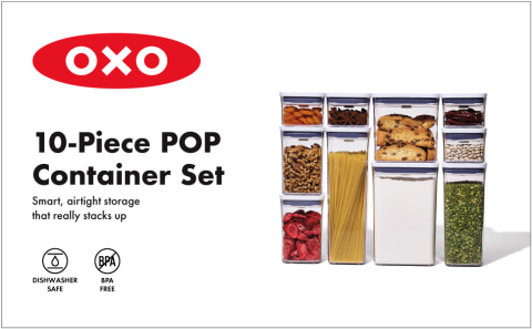 tolerantie Patch elke dag OXO Good Grips Pop 10-pc. Food Container, Color: Clear - JCPenney