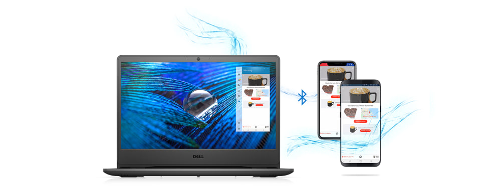 thumbnail video image 2 of Dell Vostro 3400 14" FHD Laptop, Intel Core i5 1135G7, 8GB RAM, 1TB HD & 256GB SSD, Windows 10 Pro, Black Accent, 2 of 13