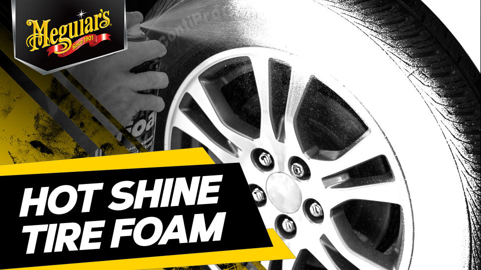 thumbnail video image 2 of Meguiar's Hot Shine Tire Foam, 19 oz, 2 of 11