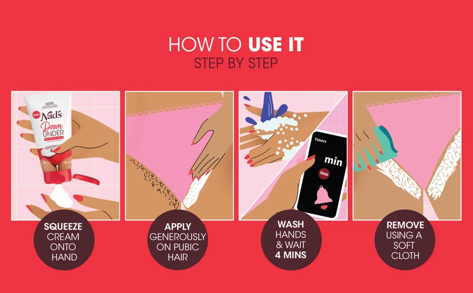 How to Use Nad's Down Under Hair Removal Cream