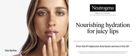 tate mcrae neutrogena hydro boost lip balm nourishing hydration for juicy supple lips