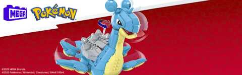 Mega Pokemon Lapras Building Toy Kit With Action Figure - 527pcs