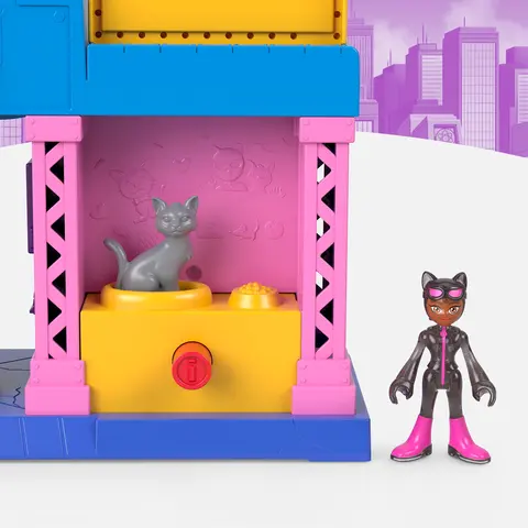 Fisher-Price Imaginext DC Super Friends Catwoman With Transforming Cycle - Batman Toy Figure Set