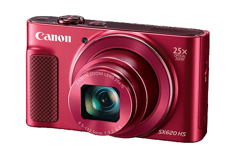 Canon PowerShot SX620 HS - Digital camera - compact - 20.2 MP - 1080p / 30  fps - 25x optical zoom - Wi-Fi, NFC - red