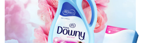 Downy Ultra Laundry Liquid Fabric Softener (Fabric Conditioner), April  Fresh, 44 fl oz, 60 Loads