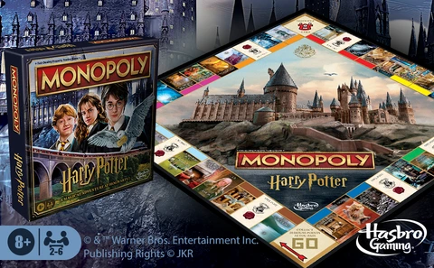 Monopoly Harry Potter Edition Board Game Family Games for 2 to 6 Players Christmas Gifts for Kids Ages 8 Walmart