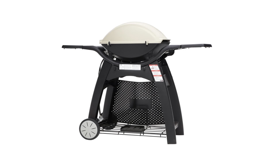Weber Q 3200 Heavy-Duty Liquid Propane Gas Grill in Titanium